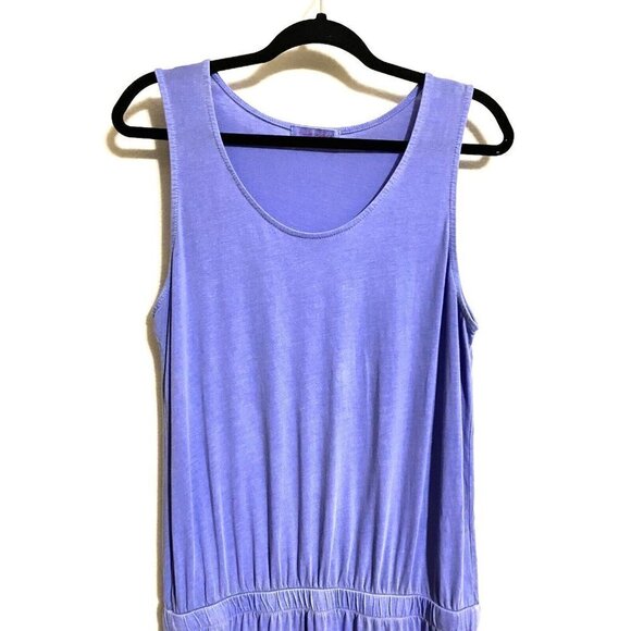 Fresh Produce Womens Medium Aria Maxi Dress Sleeveless Asymmetrical Hem Purple - Picture 3 of 7